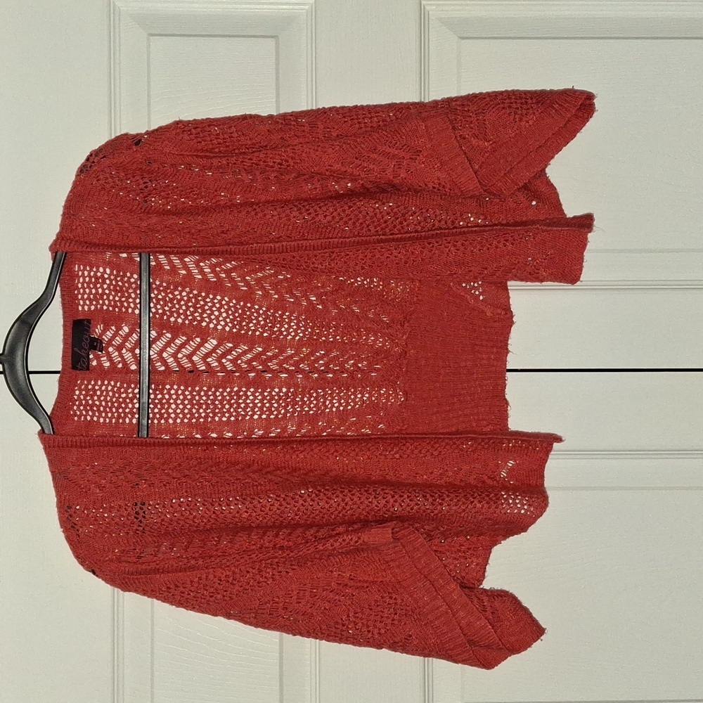 takeout Melon Crocheted Shrug